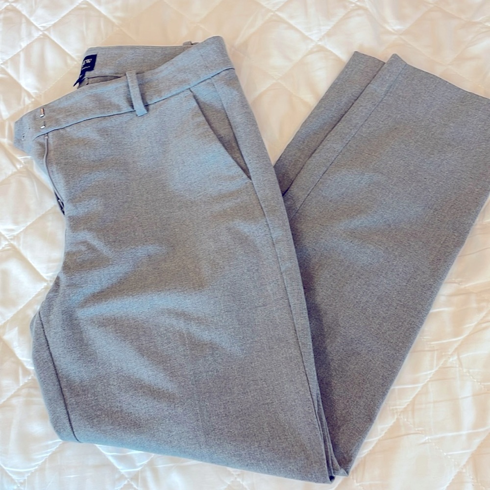 J Crew Grey Ruby Crop Pant